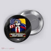 Make Venezuela Great Again Donald Trump Button thumb 0