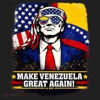 Make Venezuela Great Again Donald Trump Beanie thumb 2