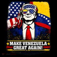 Make Venezuela Great Again Donald Trump Women's Hoodie thumb 2