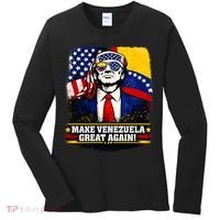 Make Venezuela Great Again Donald Trump Women's Long Sleeve Shirt thumb 0