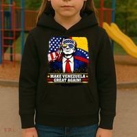 Make Venezuela Great Again Donald Trump Kids Hoodie thumb 3