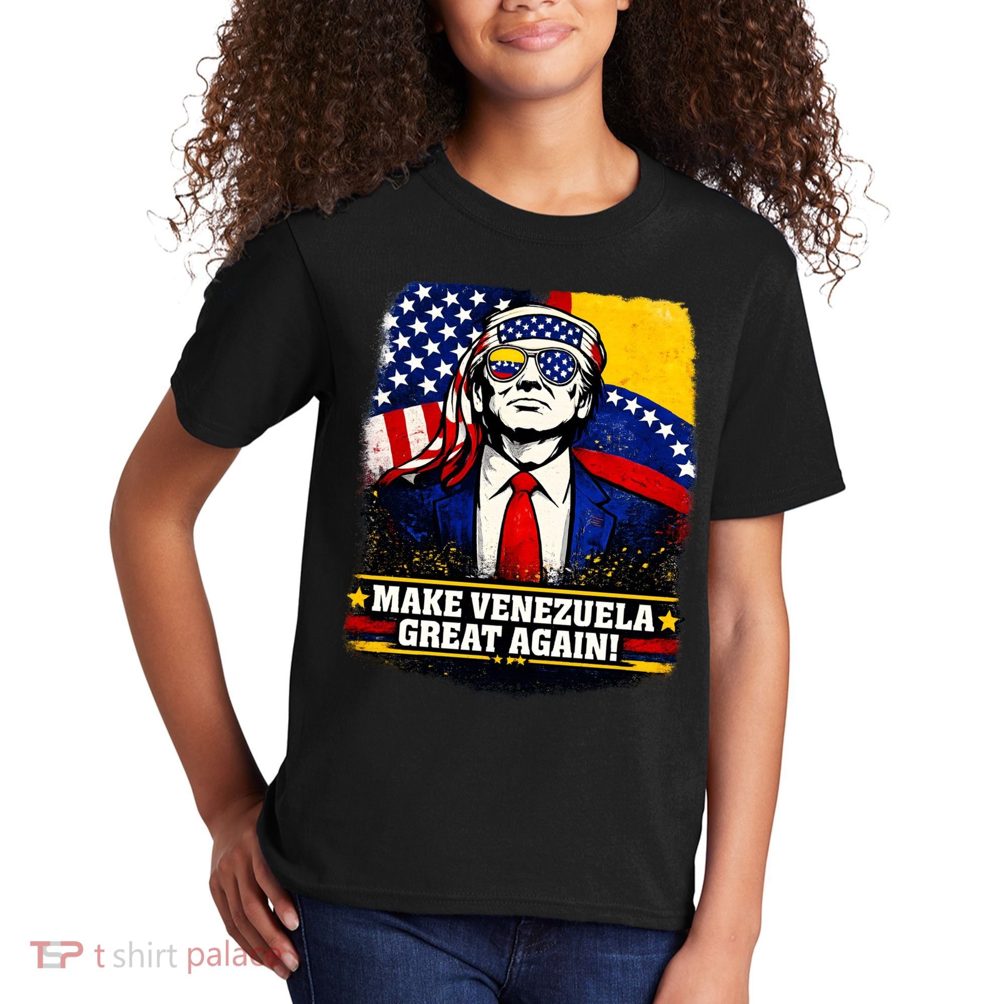 Make Venezuela Great Again Donald Trump Kids T-Shirt