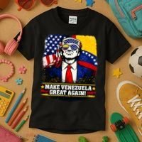 Make Venezuela Great Again Donald Trump Kids T-Shirt thumb 3