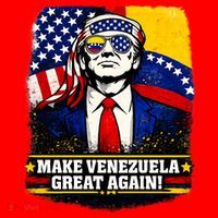 Make Venezuela Great Again Donald Trump Santa Hat thumb 1