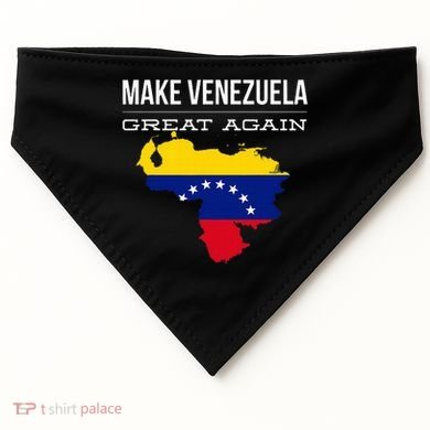Make Venezuela Great Again Political USA-Made Doggie Bandana