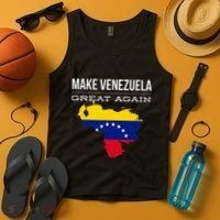 Make Venezuela Great Again Political Tank Top thumb 4