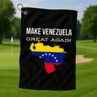 Make Venezuela Great Again Political Golf Towel thumb 1