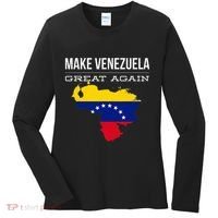 Make Venezuela Great Again Political Women's Long Sleeve Shirt thumb 0