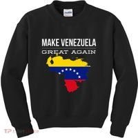 Make Venezuela Great Again Political Kids Sweatshirt thumb 0