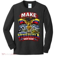 Make Venezuela Great Again MVGA Kids Long Sleeve Shirt thumb 0