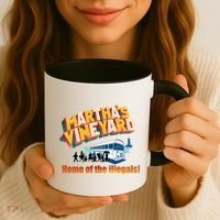 Martha's Vineyard Home Of The Illegals Funny Coffee Mug thumb 3