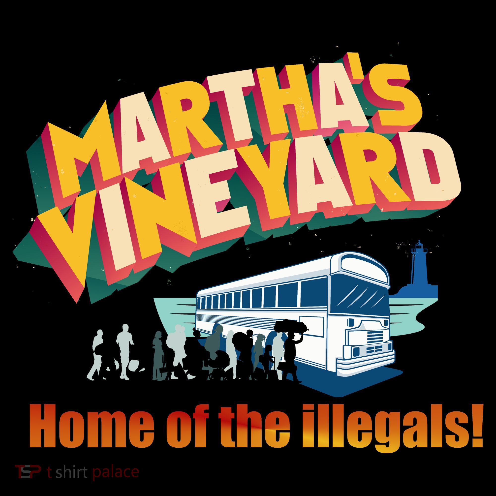 Martha's Vineyard Home Of The Illegals Funny Coffee Mug