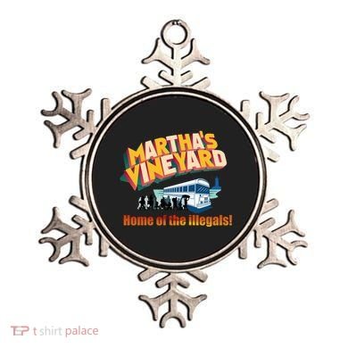 Martha's Vineyard Home Of The Illegals Funny Ornament