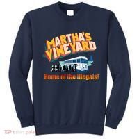 Martha's Vineyard Home Of The Illegals Funny Sweatshirt thumb 0