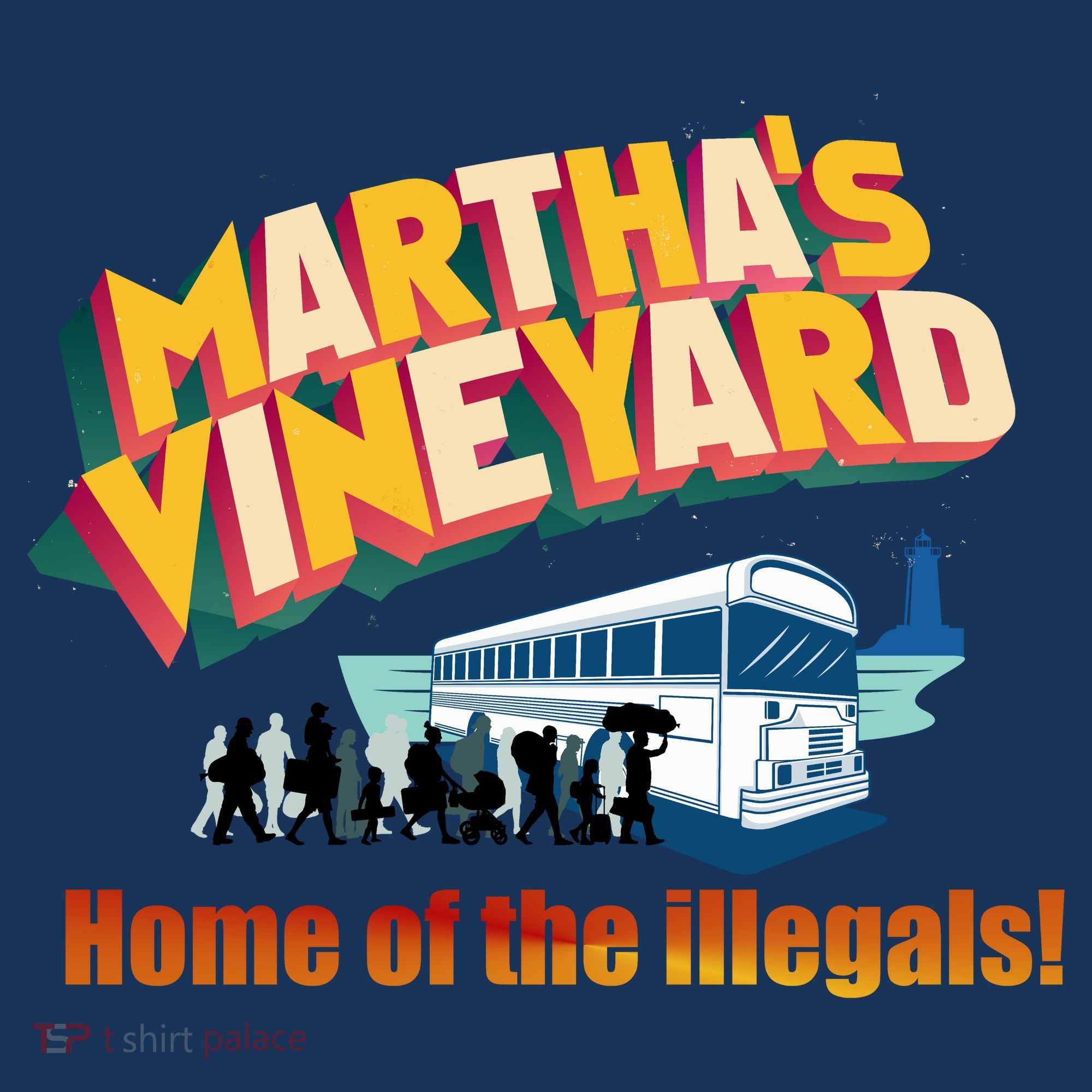 Martha's Vineyard Home Of The Illegals Funny Hat