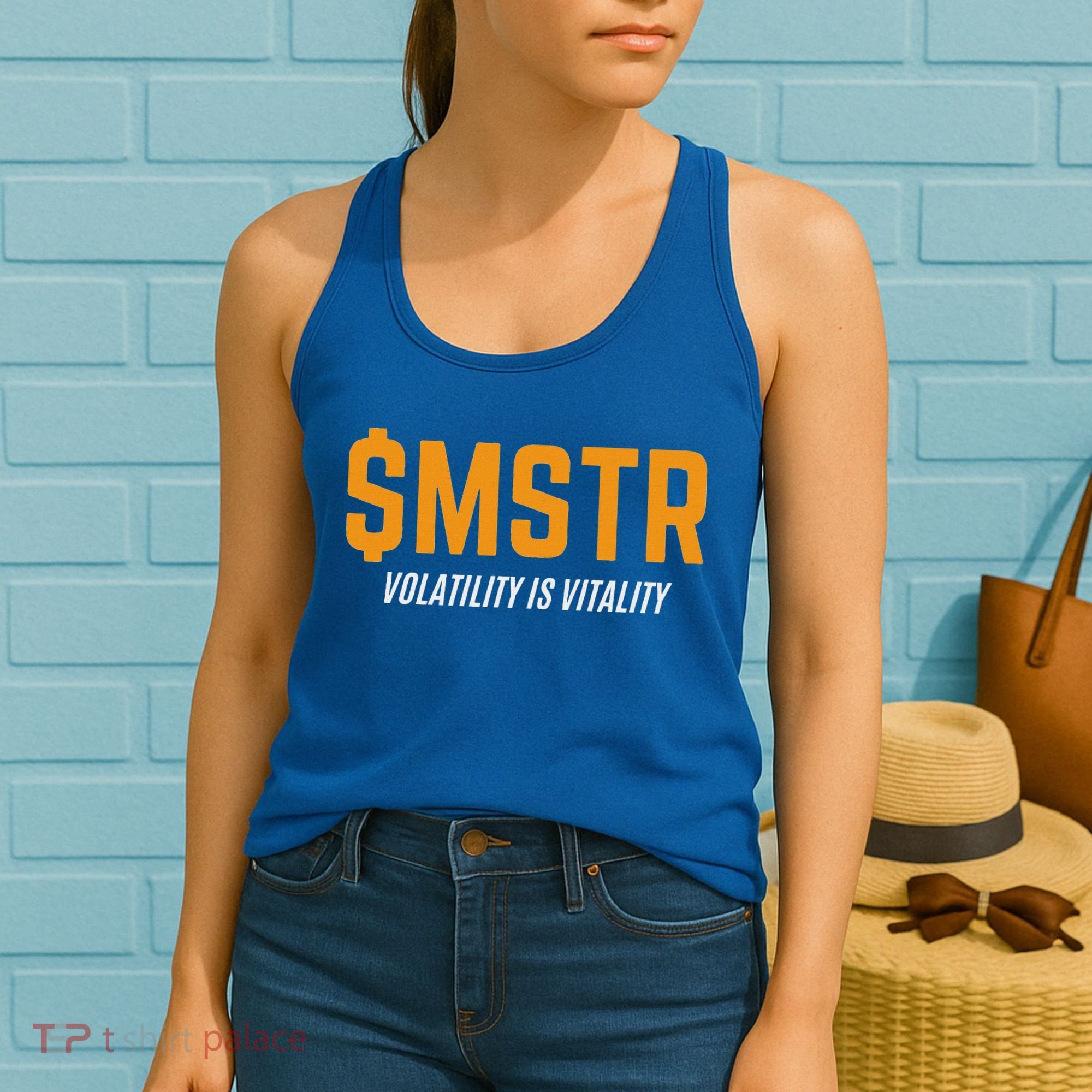 $Mstr Volatility Is Vitality Microstrategy Bitcoin Women's Tank Top