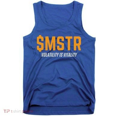 $Mstr Volatility Is Vitality Microstrategy Bitcoin Tank Top