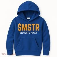 $Mstr Volatility Is Vitality Microstrategy Bitcoin Kids Hoodie thumb 0