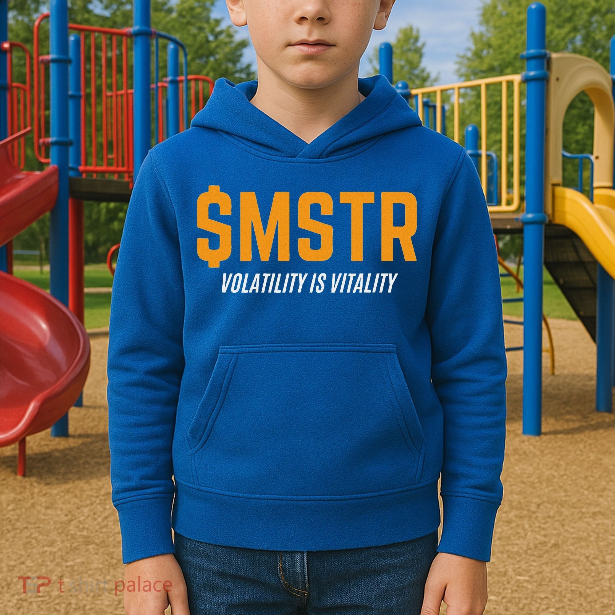 $Mstr Volatility Is Vitality Microstrategy Bitcoin Kids Hoodie