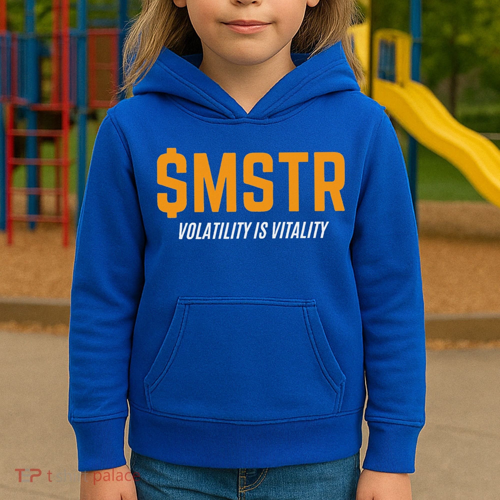 $Mstr Volatility Is Vitality Microstrategy Bitcoin Kids Hoodie