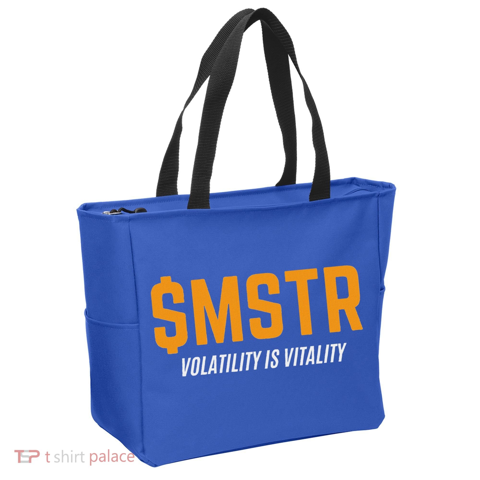 $Mstr Volatility Is Vitality Microstrategy Bitcoin Tote Bag