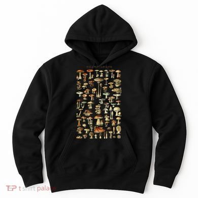 Mushroom  Vintage Mushroom Illustration Morel Hunter Hoodie