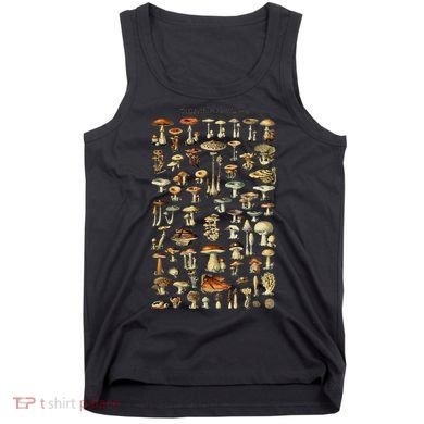 Mushroom  Vintage Mushroom Illustration Morel Hunter Tank Top