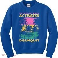 Maine Vacation Mode Activated Ogunquit Gift Kids Sweatshirt thumb 0