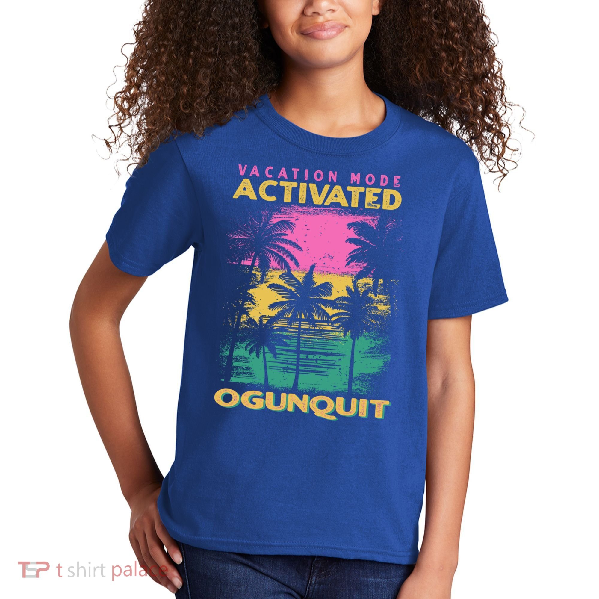Maine Vacation Mode Activated Ogunquit Gift Kids T-Shirt