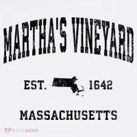 Marthas Vineyard Massachusetts Ma Vintage Established Athletic T-Shirt thumb 7