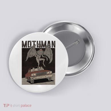 Mothman Vintage Button
