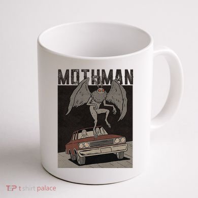 Mothman Vintage Coffee Mug back