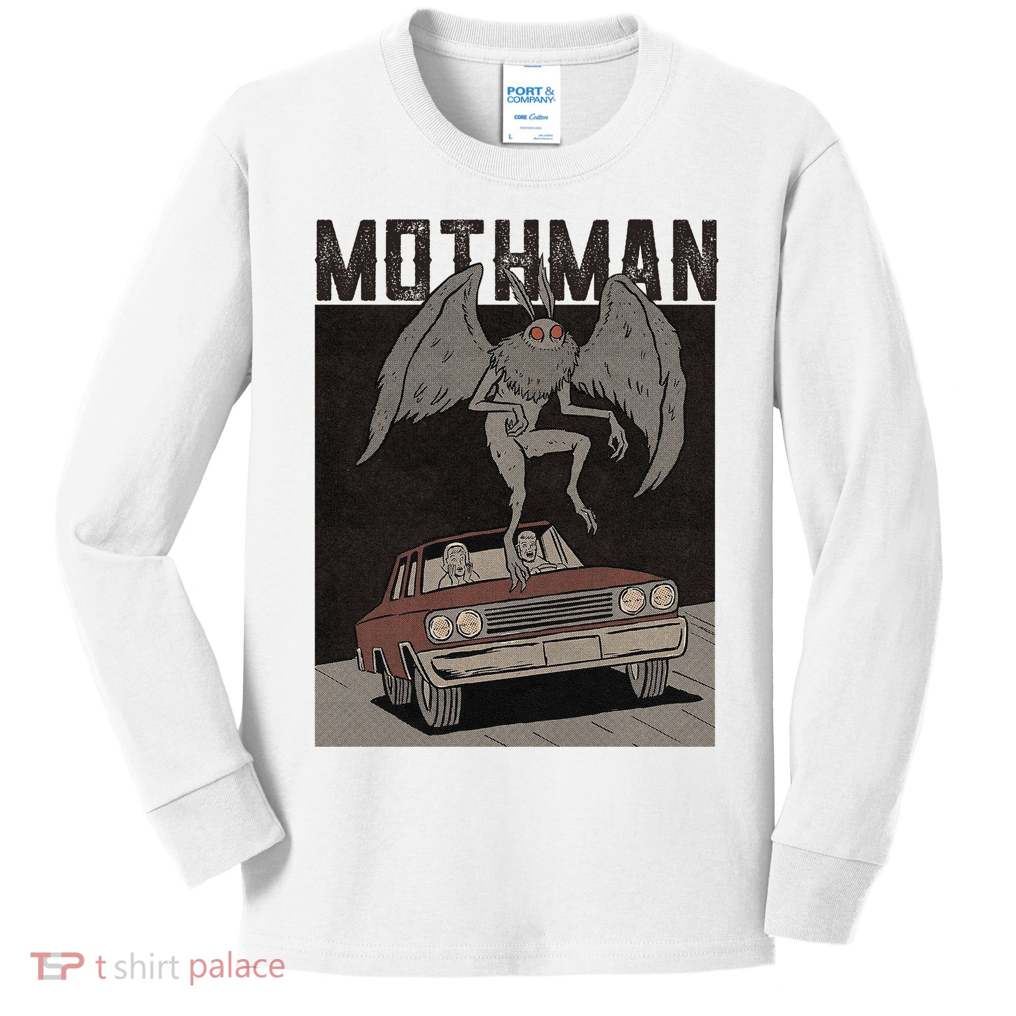Mothman Vintage Kids Long Sleeve Shirt