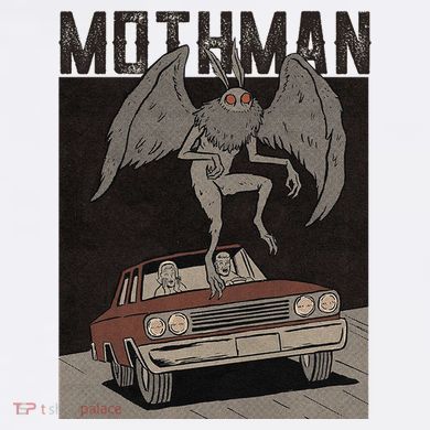 Mothman Vintage Full Zip Hoodie