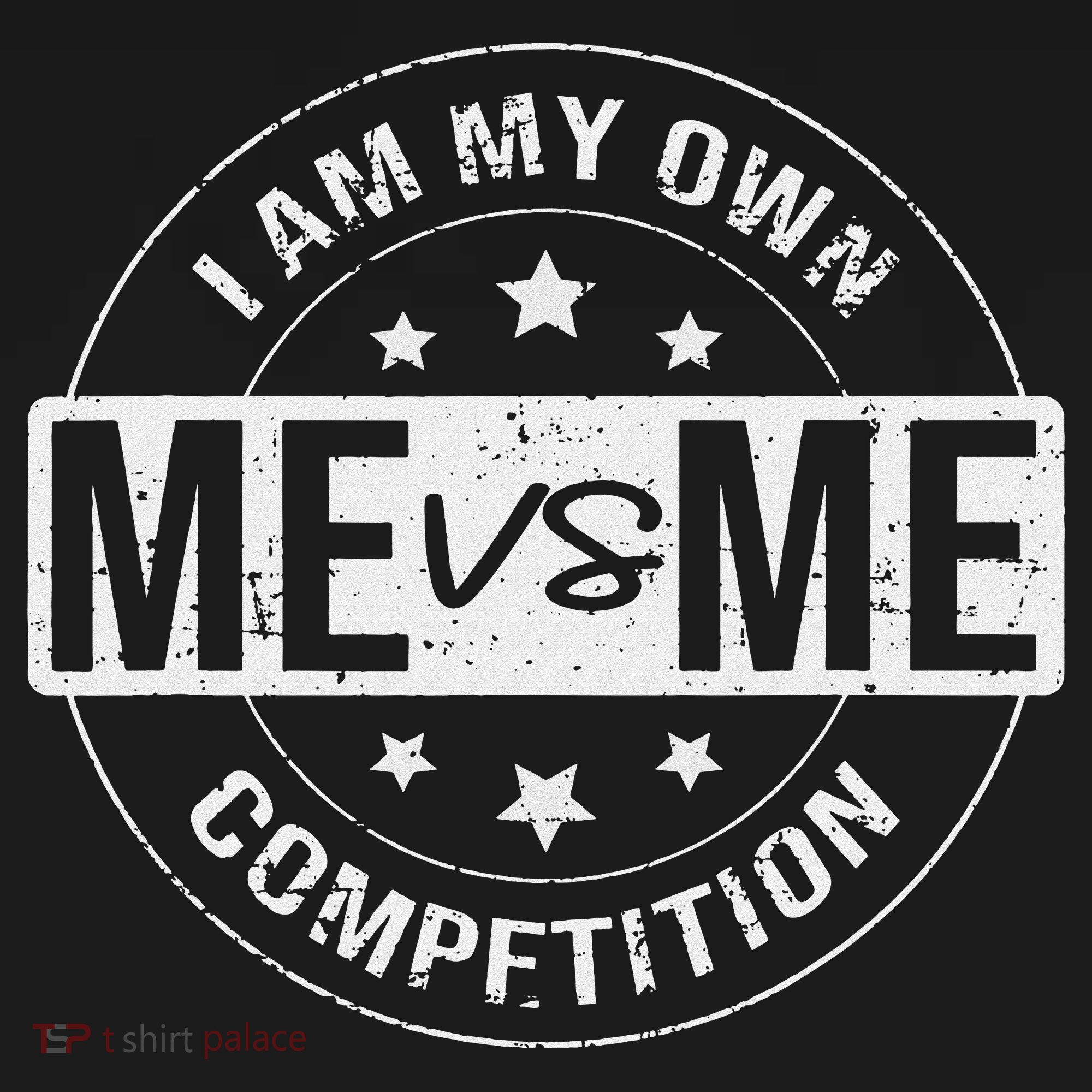 Me vs Me I am My Only Competition Motivational Bucket Hat