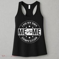 Me vs Me I am My Only Competition Motivational Women's Tank Top thumb 3