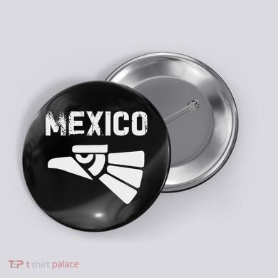 Mexico Vintage Mexican Flag Pride Hecho En Mexico Jersey Button