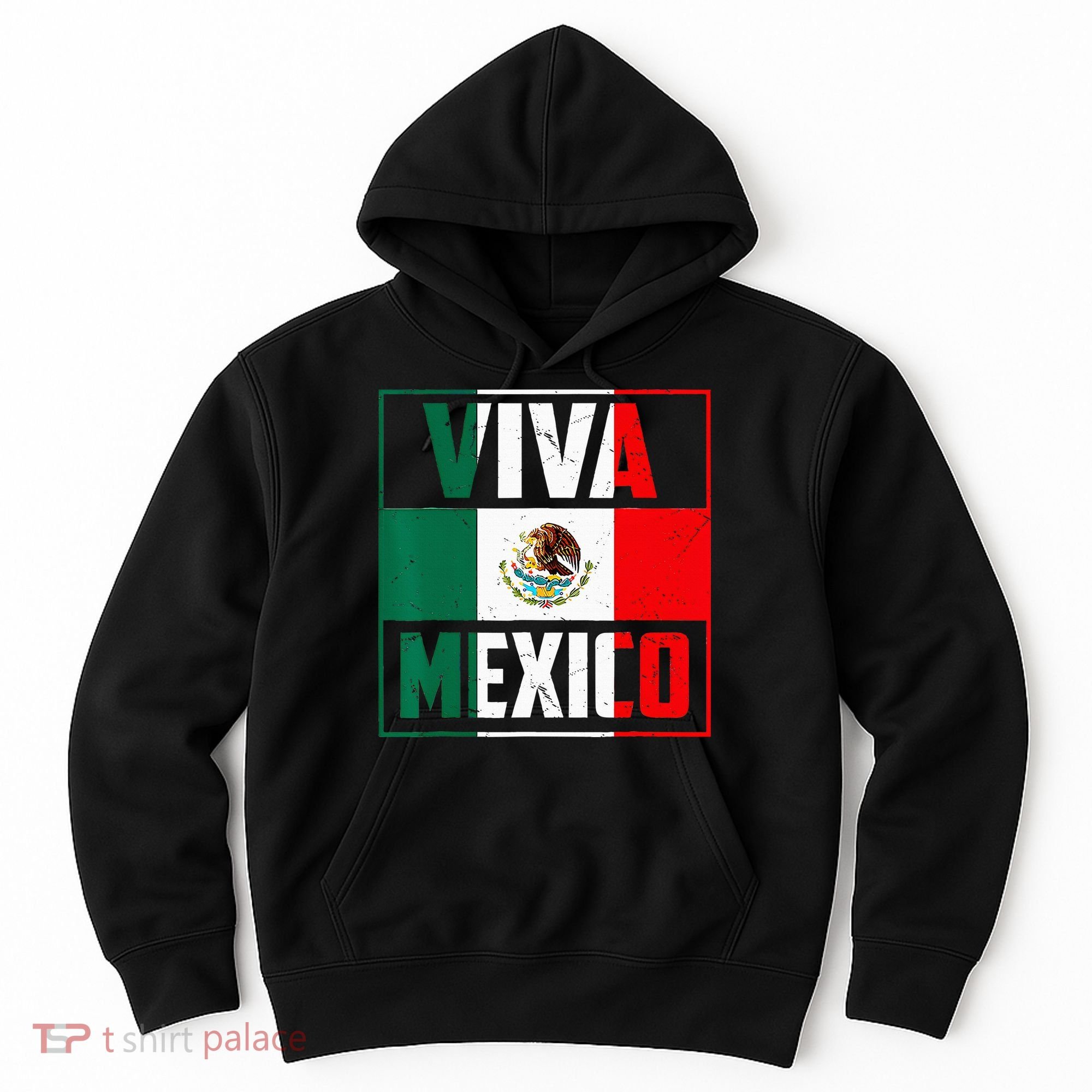 Mexican Viva Mexico Independence Day Flag Hoodie