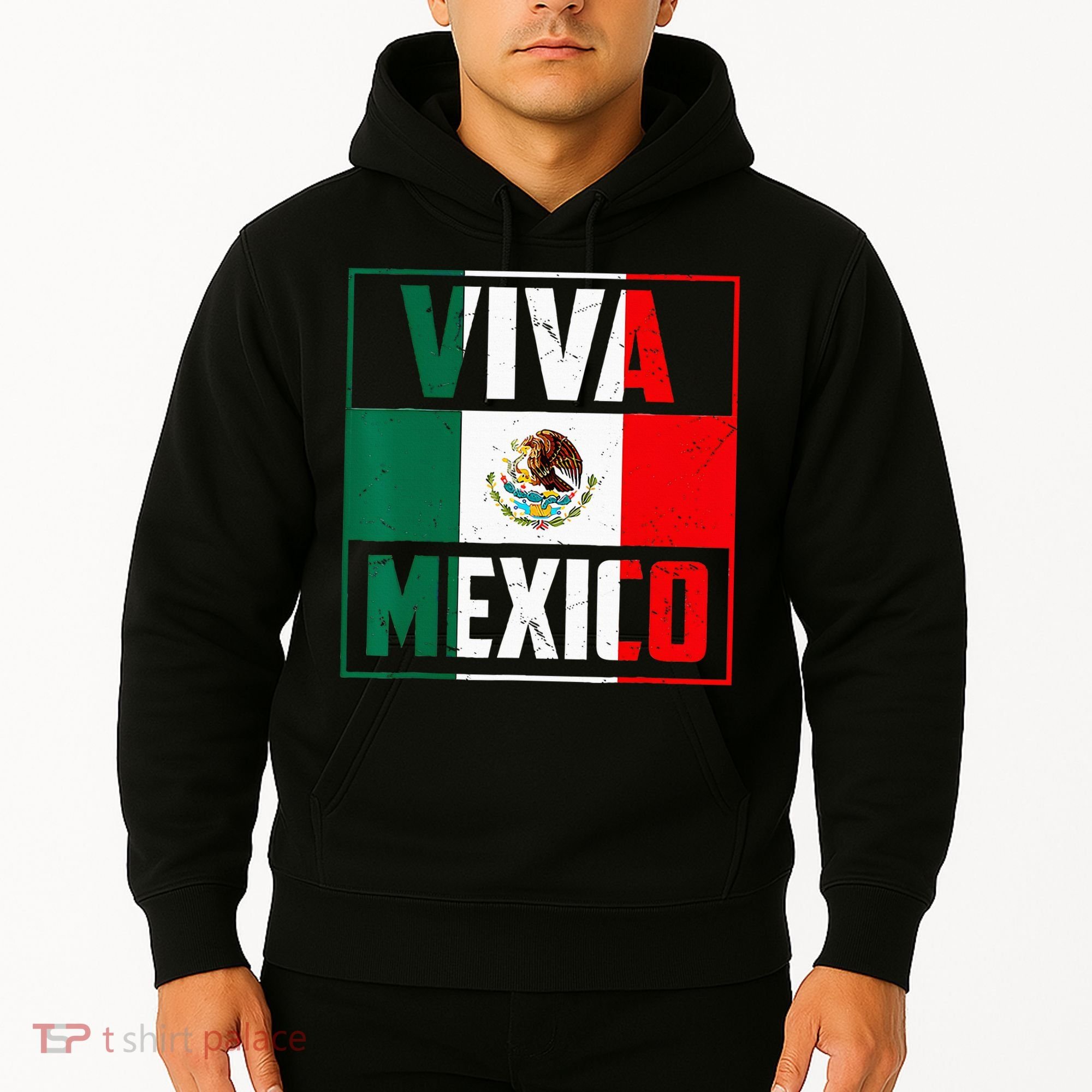 Mexican Viva Mexico Independence Day Flag Hoodie