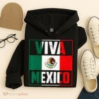 Mexican Viva Mexico Independence Day Flag Hoodie thumb 4
