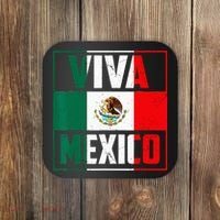 Mexican Viva Mexico Independence Day Flag Coaster thumb 0