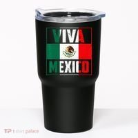 Mexican Viva Mexico Independence Day Flag Tumbler thumb 0