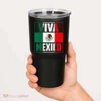 Mexican Viva Mexico Independence Day Flag Tumbler thumb 2