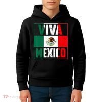 Mexican Viva Mexico Independence Day Flag Kids Hoodie thumb 4