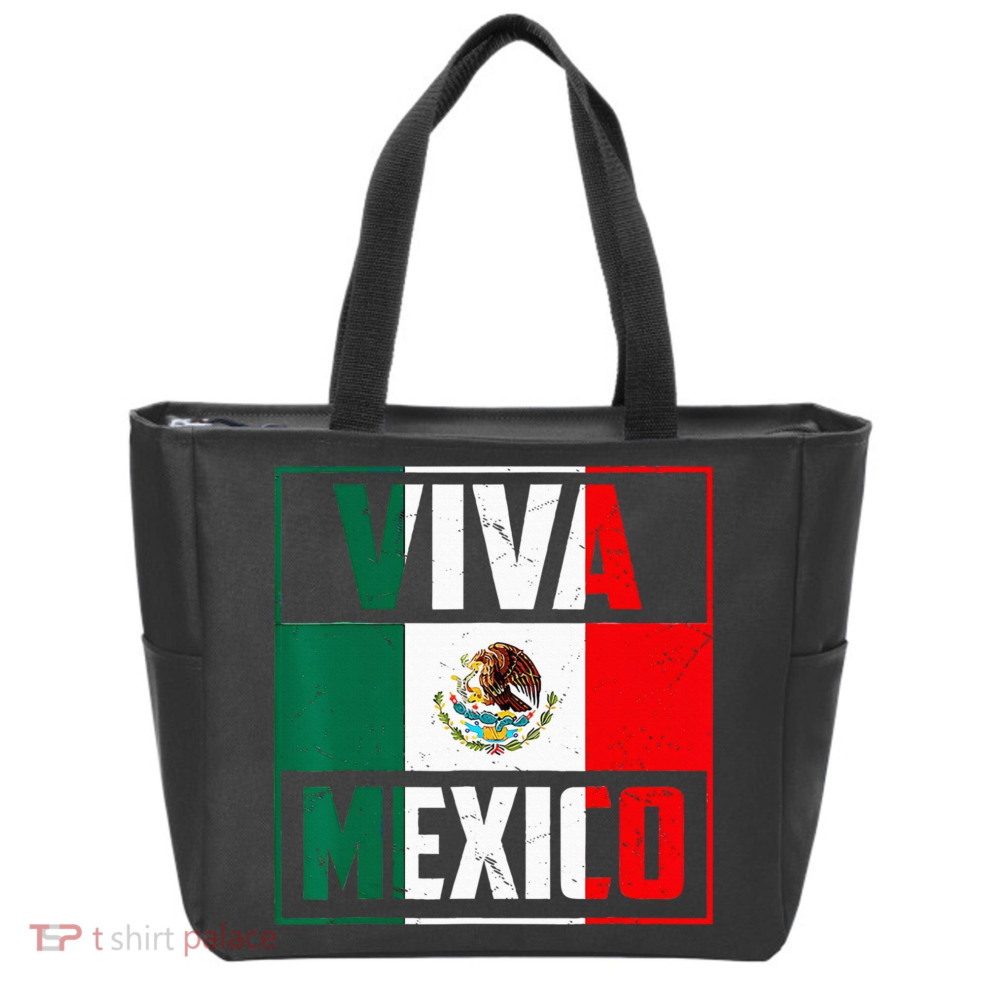 Mexican Viva Mexico Independence Day Flag Tote Bag