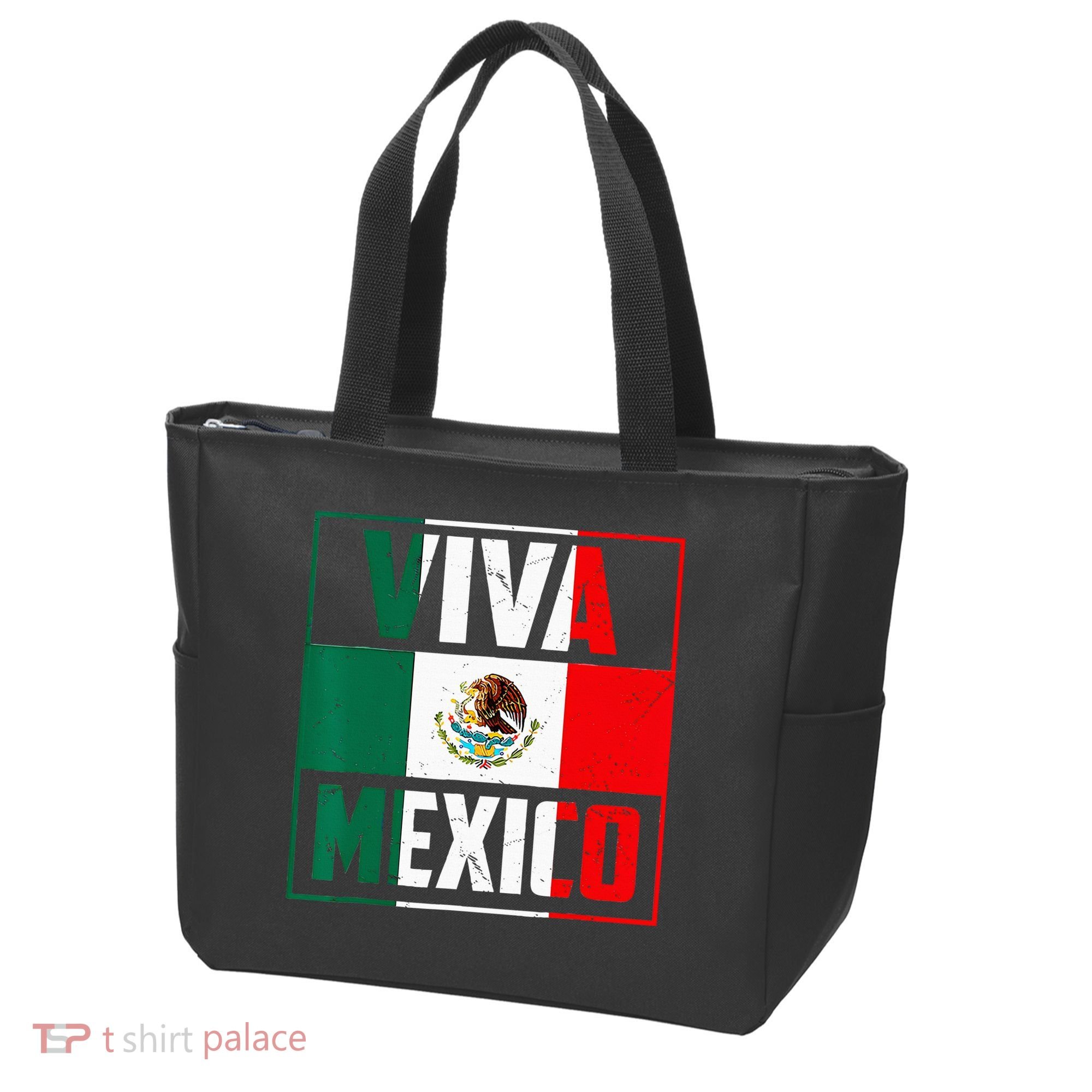 Mexican Viva Mexico Independence Day Flag Tote Bag