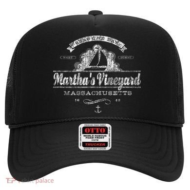 Martha's Vineyard Ma Sailboat Vintage Nautical Hat