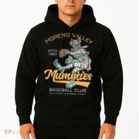 Moreno Valley Mummies Minor League Retro Baseball Team Hoodie thumb 2
