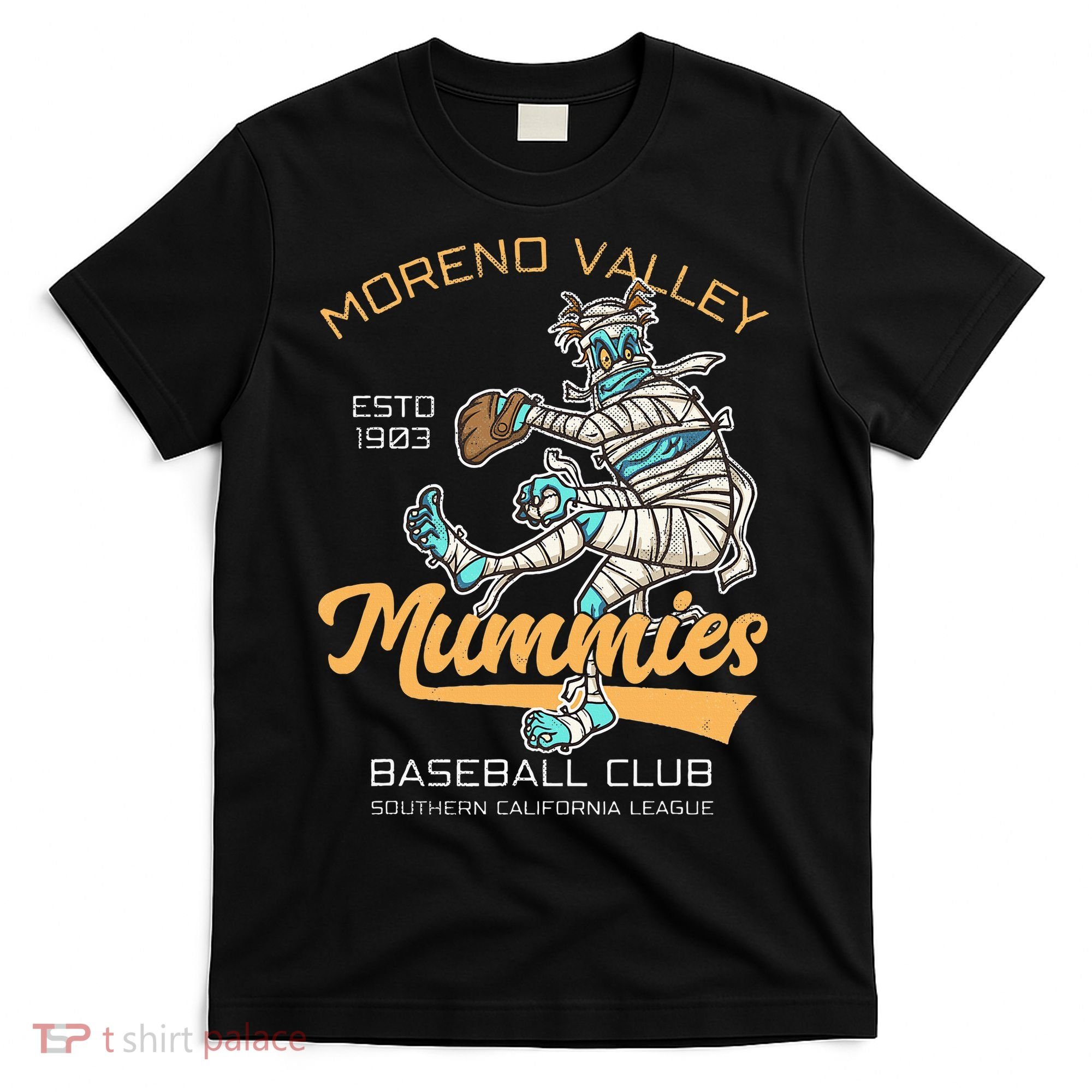 Moreno Valley Mummies Minor League Retro Baseball Team T-Shirt