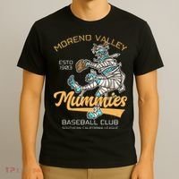 Moreno Valley Mummies Minor League Retro Baseball Team T-Shirt thumb 3